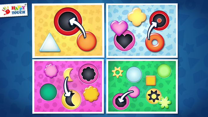 A Funny Color  Shapes Game by Happy-Touch® Free
