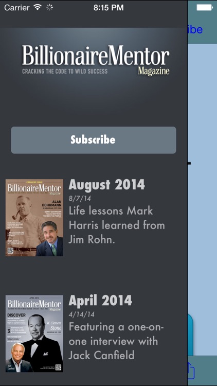 Billionaire Mentor Magazine – Helps in Makin Up your Personal Dreams and Money Maker Business Success
