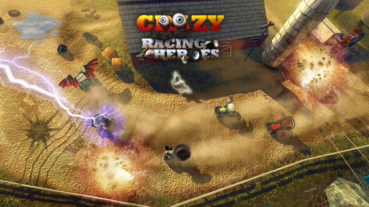 A Crazy Racing Heroes Free: Fun Tractor Driving Derby 3D