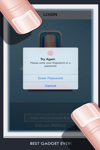 Fingerprint Password Manager Lite screenshot 4