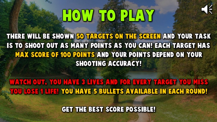 50 Targets Shooting Challenge
