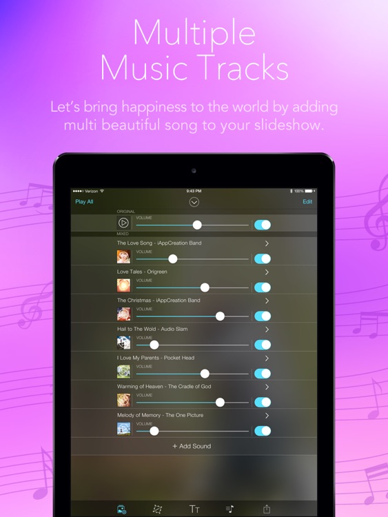 Slideshow Maker Square - Video Slideshow Generator with Photos Musics and Text Caption for Instagram screenshot-4