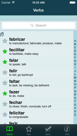 Game screenshot Portuguese Verbs + mod apk