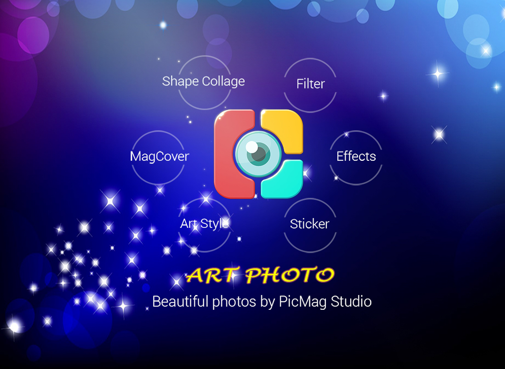 Art Photo Studio- Shape Collage - Magazine Photo Effects