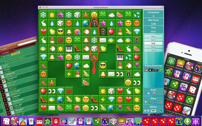 表情通 - Emoji Solitaire from SZY screenshot