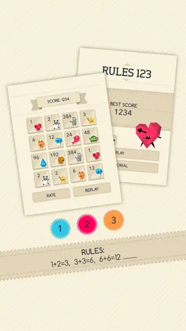Game screenshot Rules 123: Best numbers puzzle game connecting the best of Threes and 2048 Free mod apk