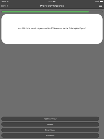 Screenshot #4 pour Pro Hockey Trivia