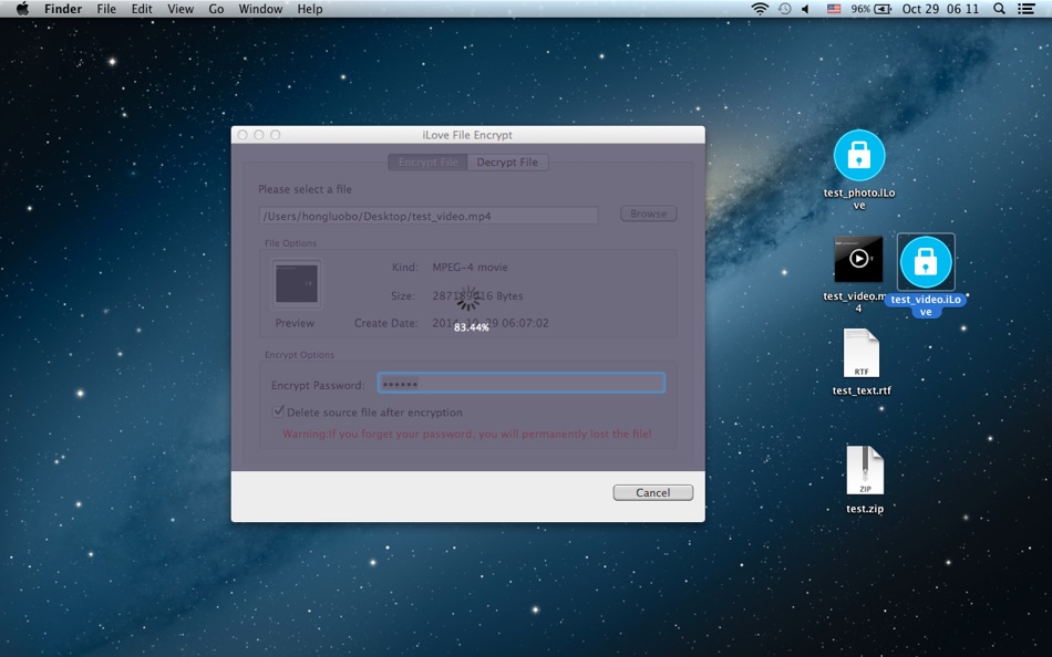 #2. iLove File Encrypt (macOS) By: 平 吕