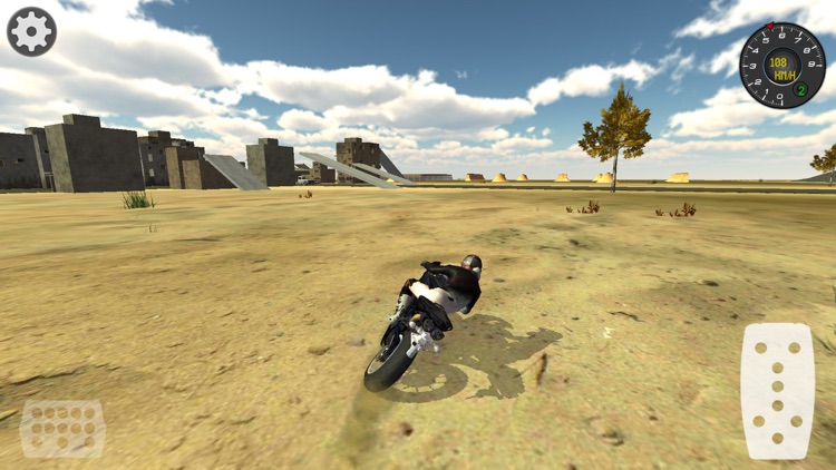 Fast Motorcycle Driver