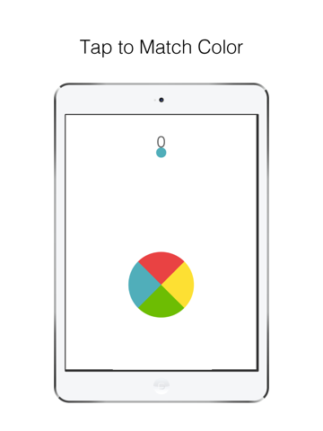 Dot Impossible - tap to rotate matching color