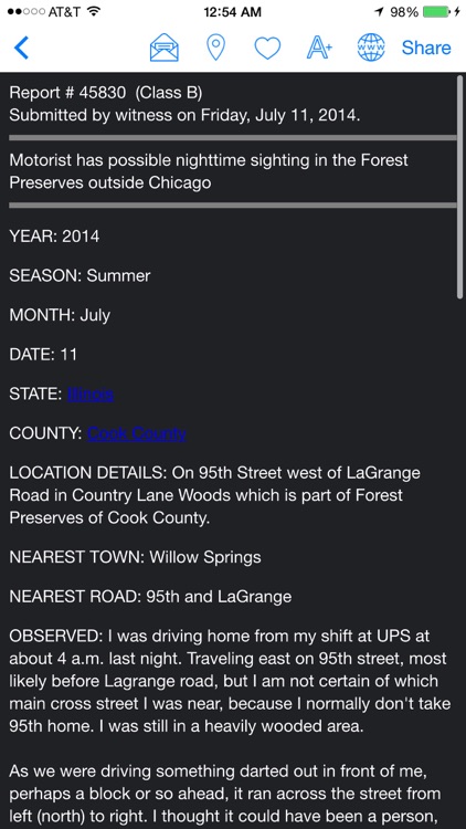 BFRO - Official Bigfoot Field Researchers Organization app screenshot-3