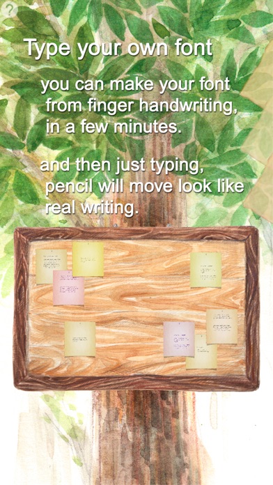 Screenshot #1 pour handwriting Tree Post free