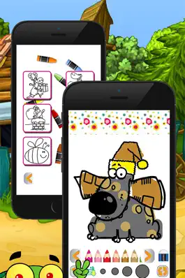 Game screenshot мультфильм раскраски странице книга для малыша apk