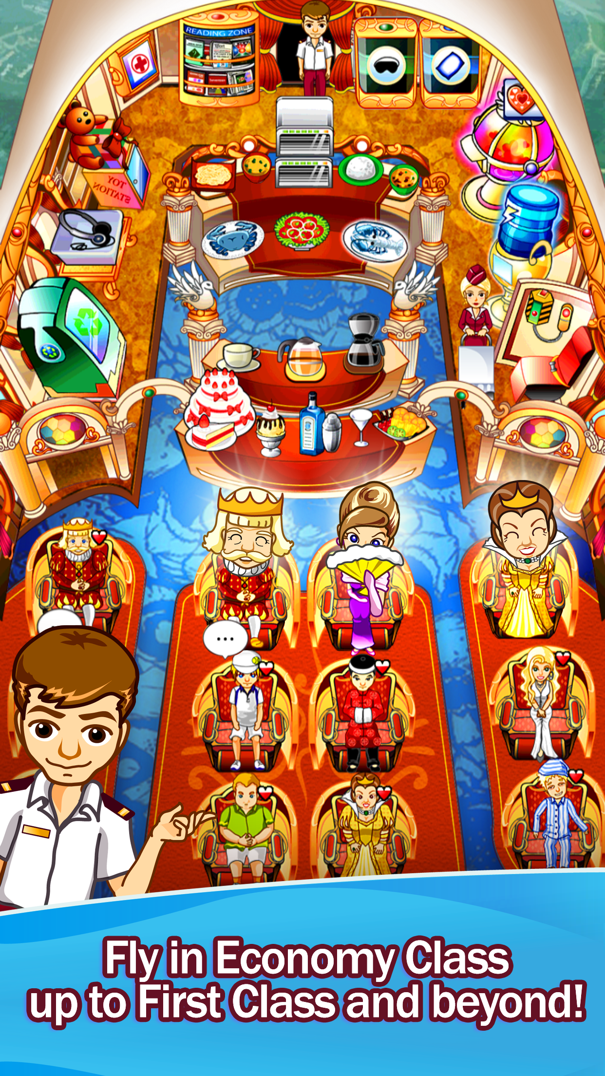 First Class Flurry HD - Flight Attendant Time Management Game