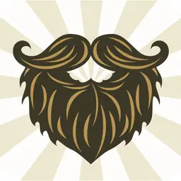Beard Stash Free - Funny Mustache Pic & Booth Split app icon
