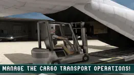 transport truck cargo plane 3d iphone screenshot 3