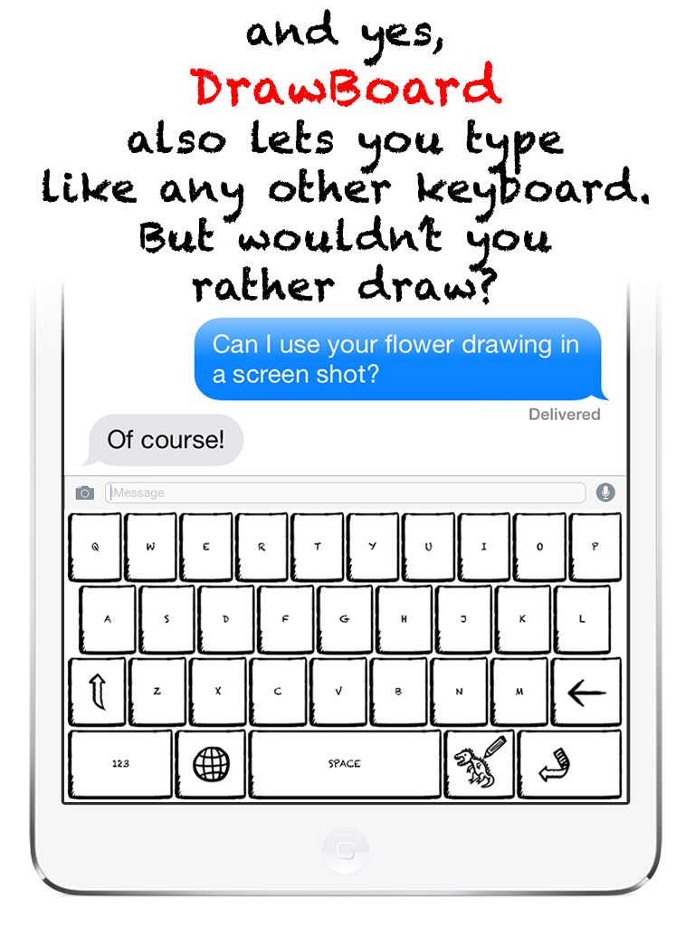 DrawBoard - Keyboard for Doodling!