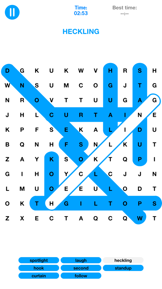 #3. Word Search - Puzzle Game - Spot the Words (iOS) 由: Nicholas Detwattananun