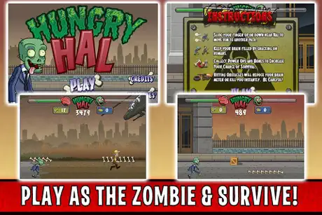 Hungry Hal - Zombie Endless Runner