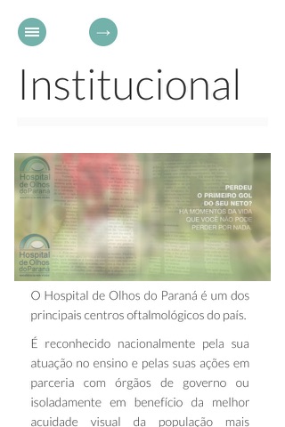 HOPR - Hospital de Olhos do Paraná screenshot 2