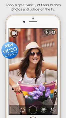 Game screenshot PhotoVideo Cam - Фото и видео эффекты в реальном времени с быстрым камера в магазине mod apk