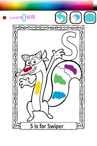 Coloring Game ABCs Explorer For Dora Edition screenshot 2