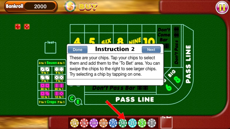 Craps HD - Free Casino Craps Dice Game