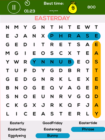 Screenshot #6 pour Easter Word Search - Free Word Search Crossword Game!