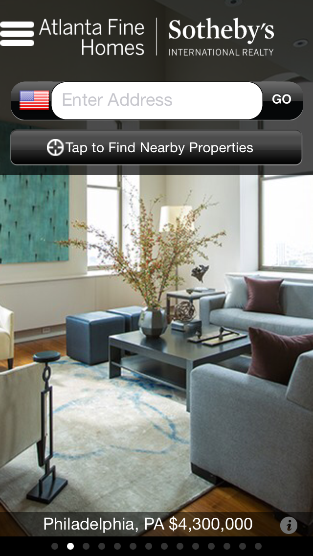 Atlanta Fine Homes SIR iPhone screenshot 1 - Lifestyle app