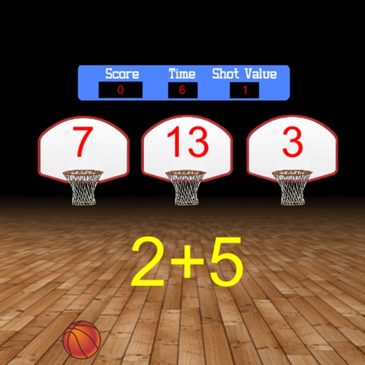 Basketball Fast Math Icon