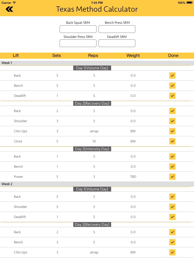 Texas Method Strength Calculator screenshot 6