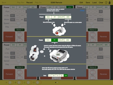 PFremote - EV3 Remote for Power Functions screenshot 3