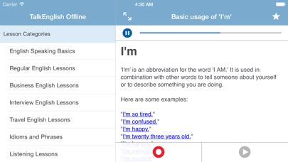 How to cancel & delete TalkEnglish Offline Version for iPad/iPhone/iPod from iphone & ipad 1