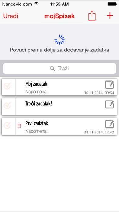 Screenshot #2 pour mojSpisak