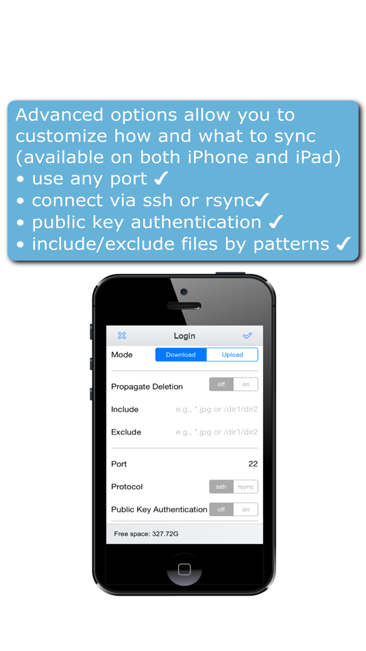 #5. Acrosync - private cloud drive powered by rsync (iOS) 由: Acrosync LLC