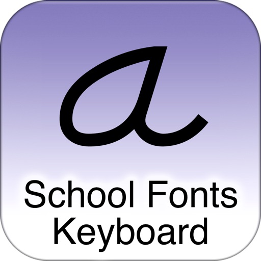 SchoolFonts Keyboard - Lowercase and Uppercase icon