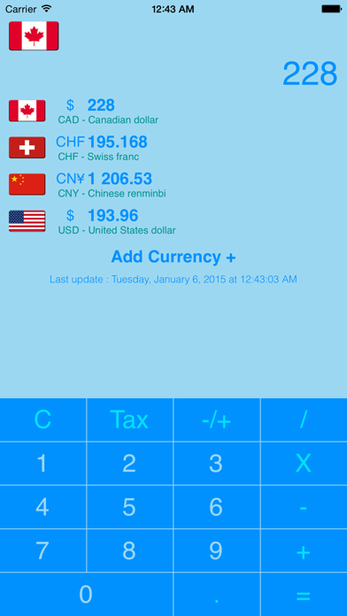 Calcy! iPhone screenshot