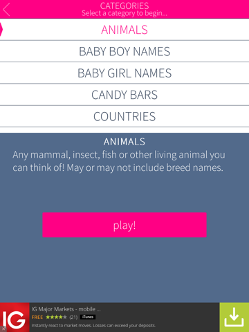 Screenshot #4 pour The A to Z Game