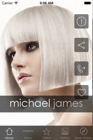 Michael James Hair Design screenshot 2