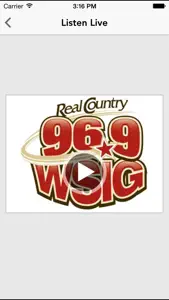 Real Country 96.9 WSIG Mobile screenshot #2 for iPhone