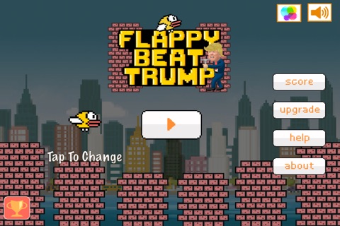 Flappy Beat Trump screenshot 2