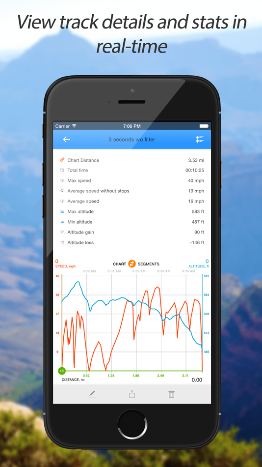 #3. Track Kit - GPS Tracker with offline maps (iOS) By: Natalia Gavrylova