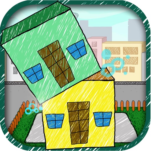 Scribble Towers Cube Stacker - Amazing Doodle Bloxx Tower Builder FREE icon