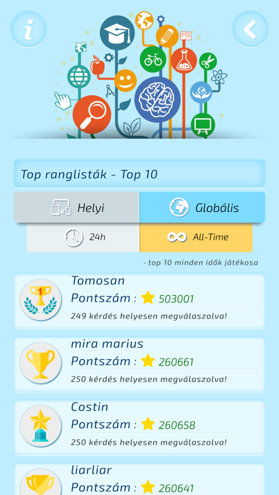 Screenshot #3 pour Általános ismeretek Kvíz