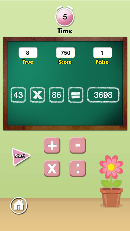 #3. Cute Bear Hard-Working : Study Quick Math (iOS) 由: Tran Thi Thanh Huyen