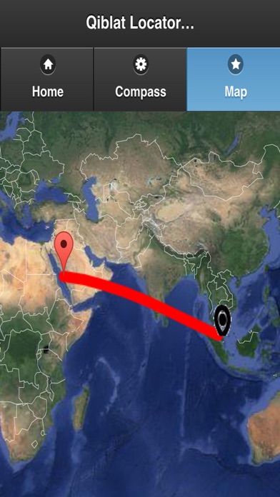 Qibla AR Locator iPhone screenshot