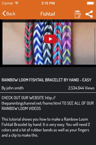 Rainbow Loom Guide - Halloween Special screenshot 3