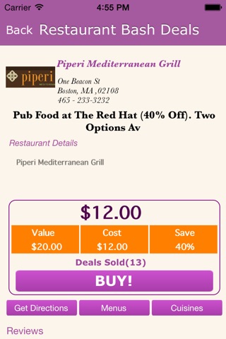 Restaurant Bash Deals screenshot 3