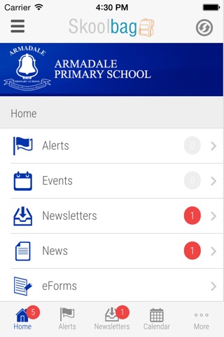 Armadale Primary School - Skoolbag screenshot 2