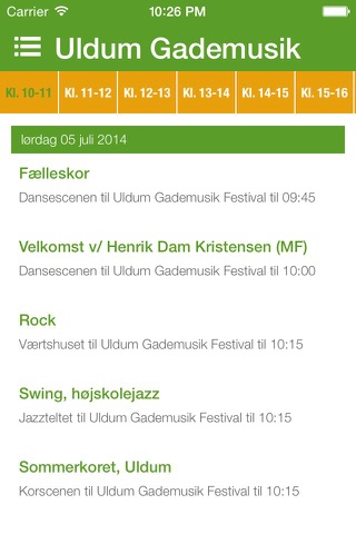 Uldum Gademusik Festival screenshot 2
